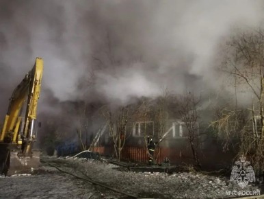 В 21 час 59 минут ликвидация открытого горения