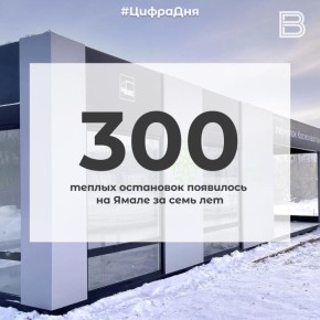 12 300 теплых остановок появилось на Ямале за семь лет
