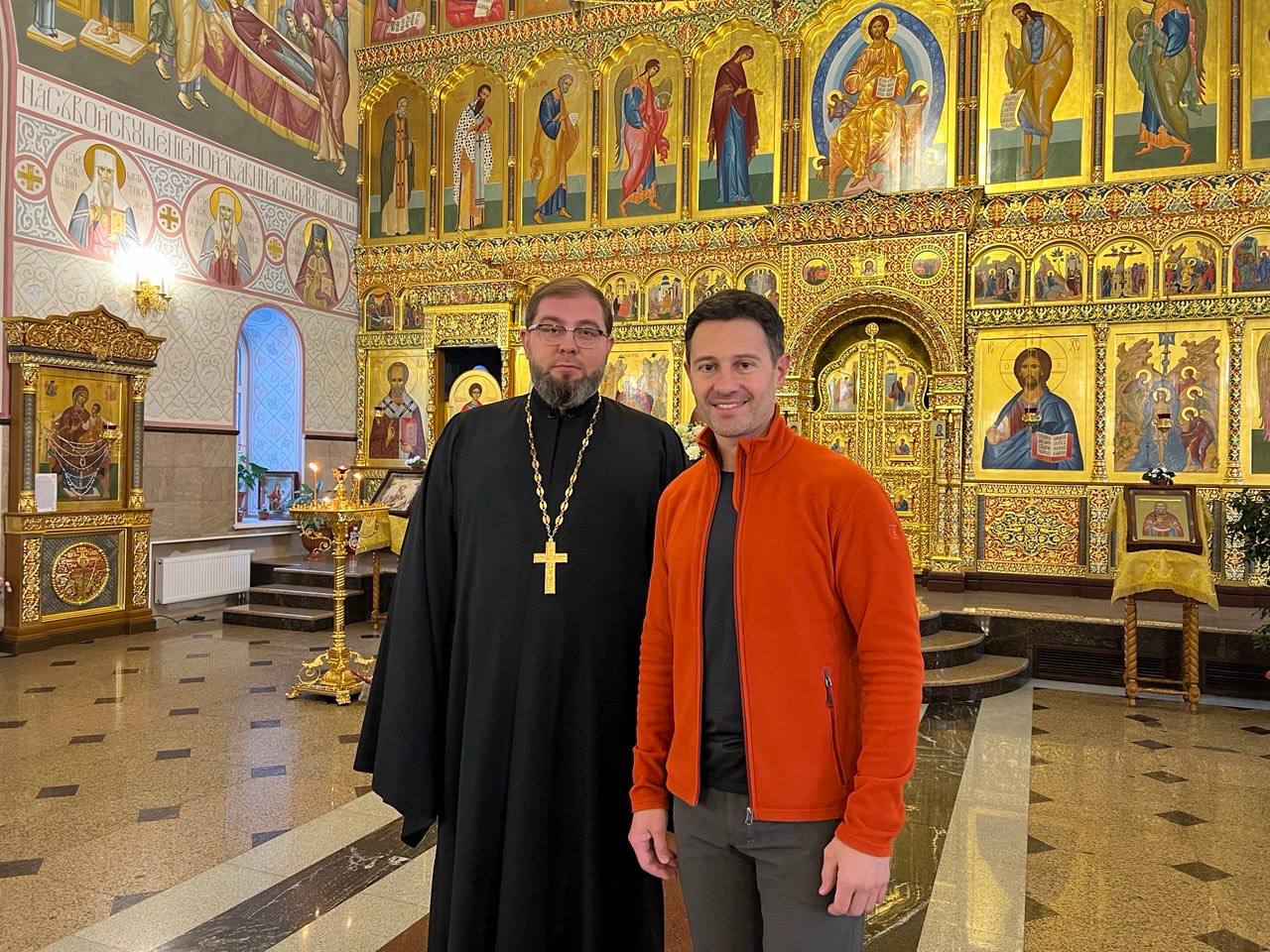 В Богоявленском соборе и Архиерейском подворье прошли съемки телепроекта «Святыни России»