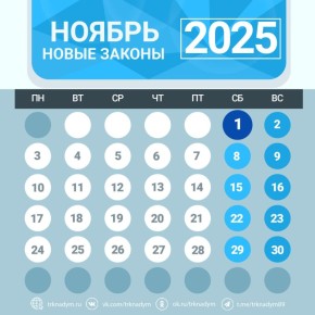 Что изменится в жизни россиян с 1 ноября 2025 г?