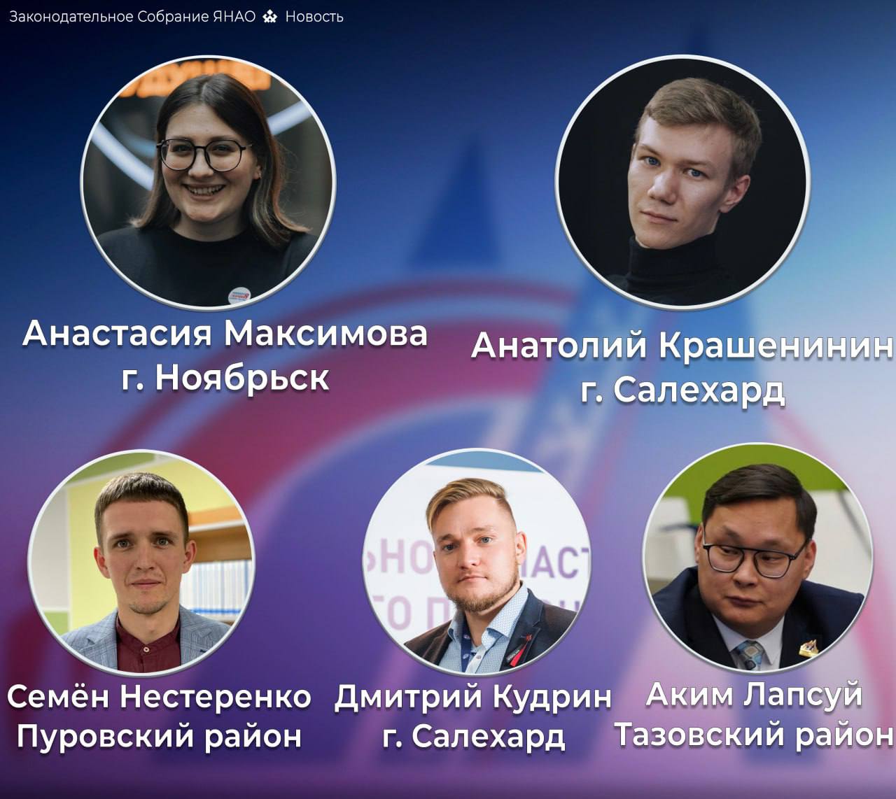 На Ямале выбрали новых представителей молодёжи