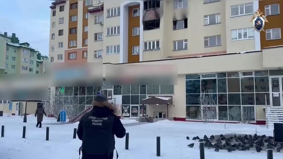 Оперативное видео СУ СК России по Ямало-Ненецкому автономному округу с места происшествия