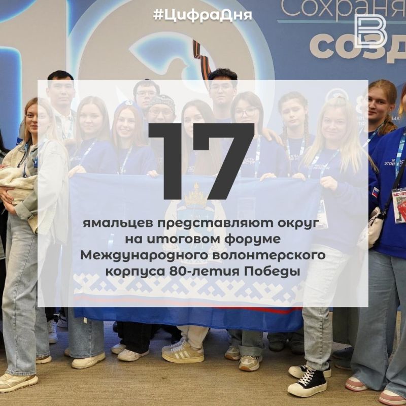 12 17 ямальцев представляют округ на итоговом форуме Международного волонтерского корпуса 80-летия Победы