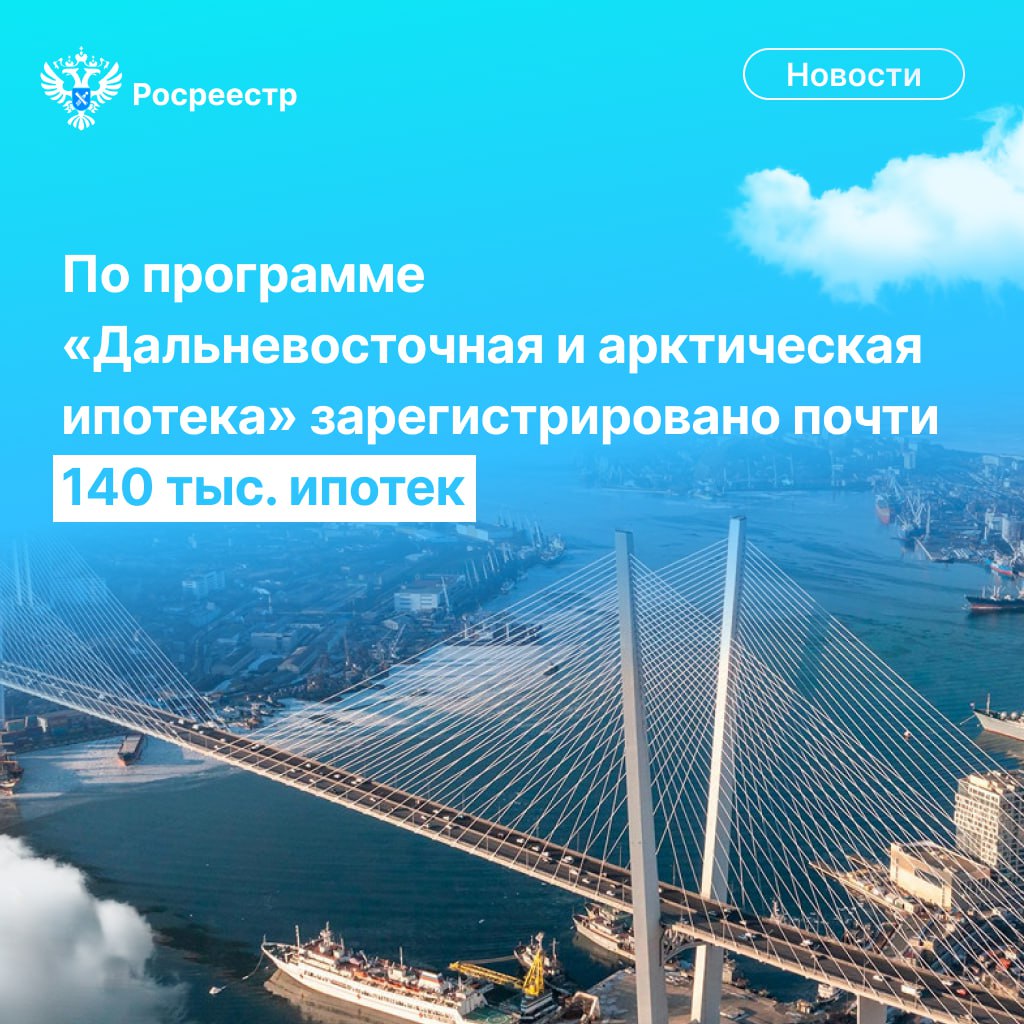Росреестр подвел промежуточные итоги реализации программы «Дальневосточная и арктическая ипотека»
