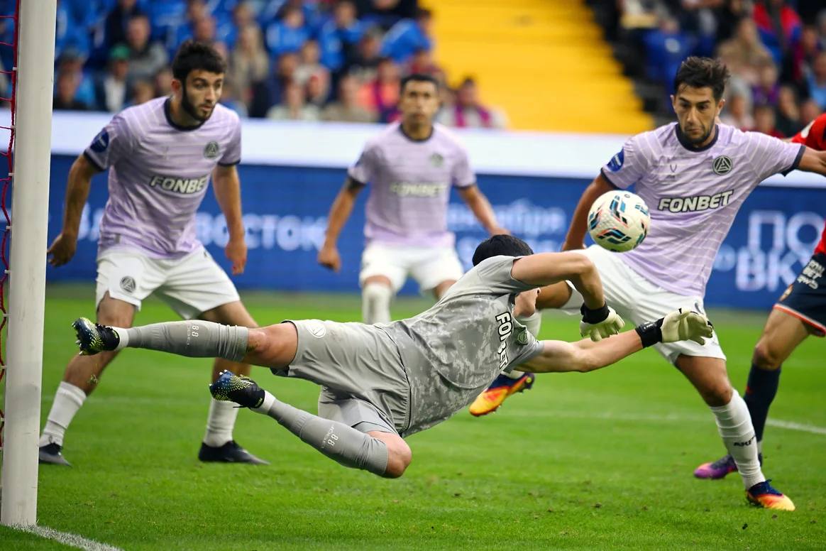 Вратарь «Акрона» Виталий Гудиев вызван в сборную России