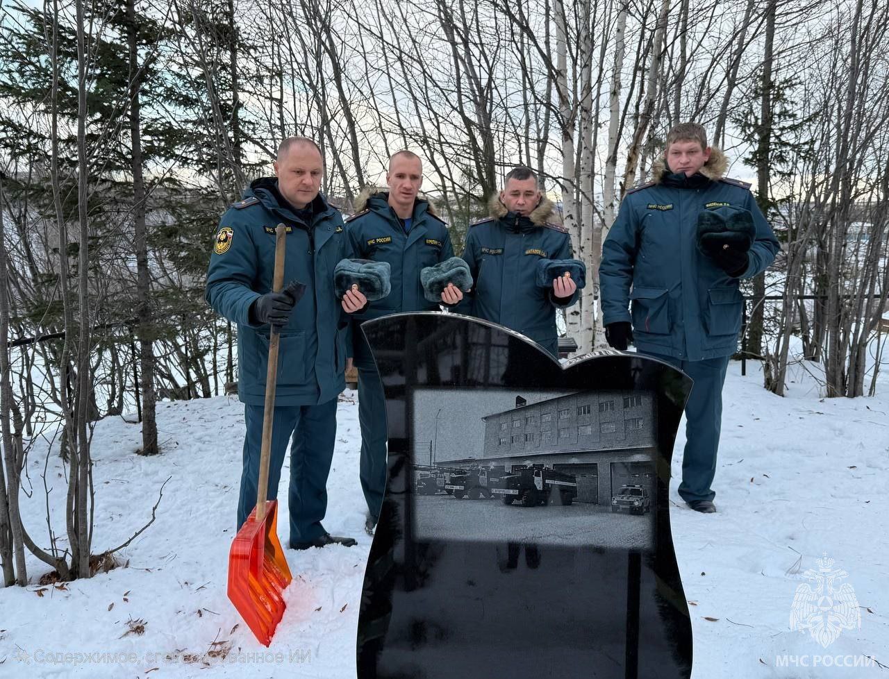 Сотрудники 5 пожарно-спасательного отряда посетили сквер памяти пожарным, погибшим при исполнении служебного долга в городе Лабытнанги Сотрудники 5 пожарно-спасательного отряда посетили сквер памяти пожарным, погибшим при исполнении служебного долга в городе Лабытнанги