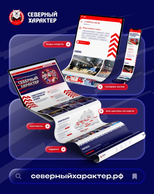 Друзья, мы обновили сайт центров единоборств «Северный характер»