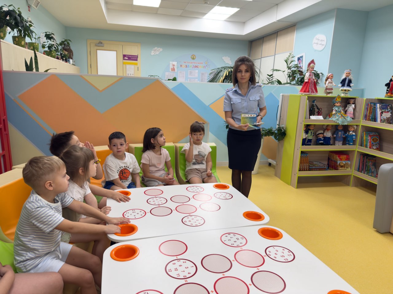 Госавтоинспекция Губкинского научила дошкольников дорожной грамоте