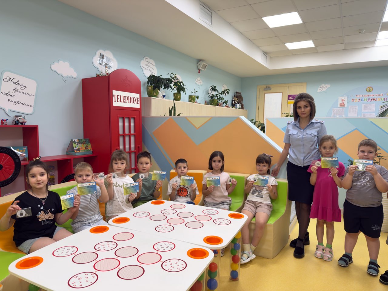 Госавтоинспекция Губкинского научила дошкольников дорожной грамоте Госавтоинспекция Губкинского научила дошкольников дорожной грамоте