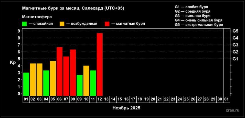 Солнце бушует: магнитная буря на максимуме