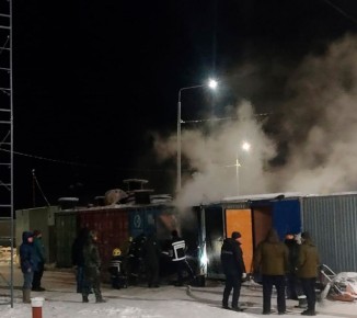 В посёлке Пангоды произошёл пожар на улице Энергетиков