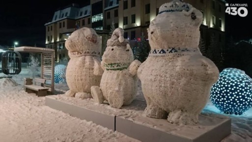 В Салехарде были замечены белые медведи