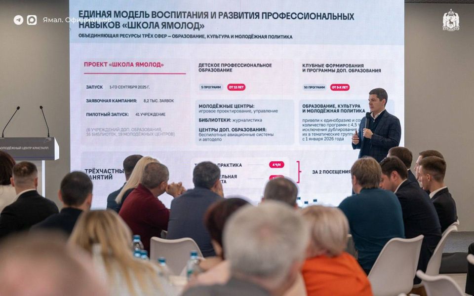 Дмитрий Артюхов рассказал об успешных ямальских практиках в сфере молодёжной политики