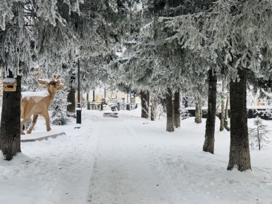 С добрым утром, Салехард. Температура днём от - 13 C° до - 4 C°, пасмурно, умеренный снег, ветер 5-7 м/с