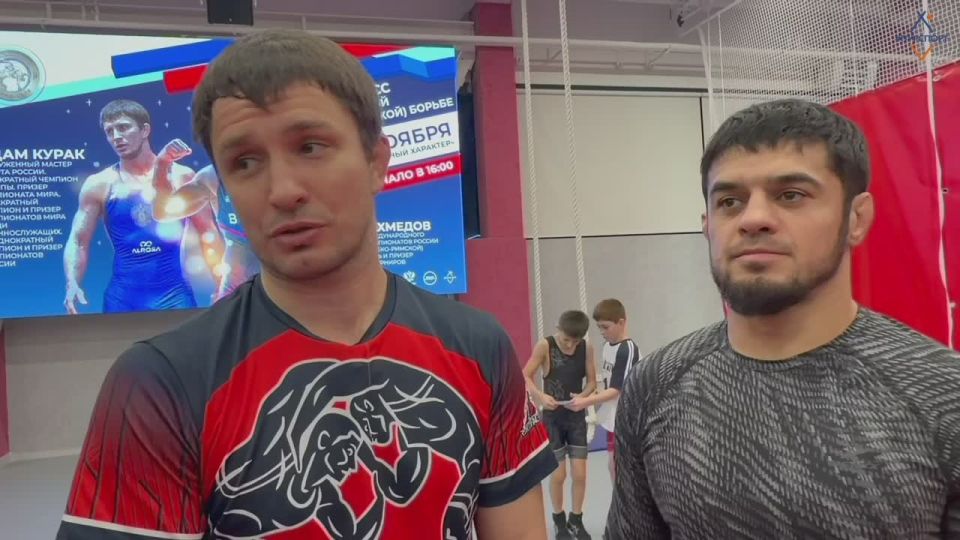Азамат Ахмедов и Адам Курак рассказали нам о том, как важно проводить такие мастер-классы с подрастающими чемпионами