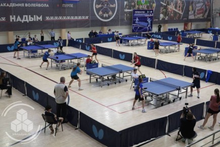 В Надыме второй день первенства ЯНАО по настольному теннису