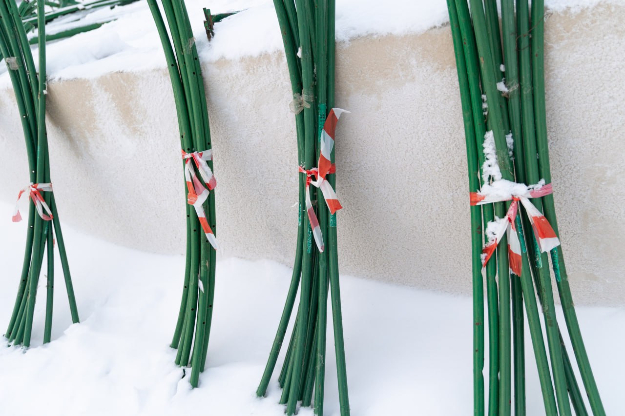 В Салехарде на площади у «Геолога» ставят главную городскую ёлку