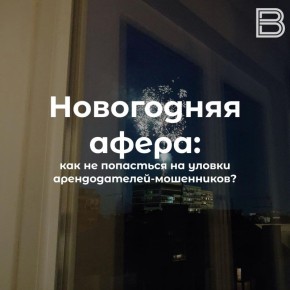 Планируете снять квартиру на новогодние праздники? Будьте осторожны!