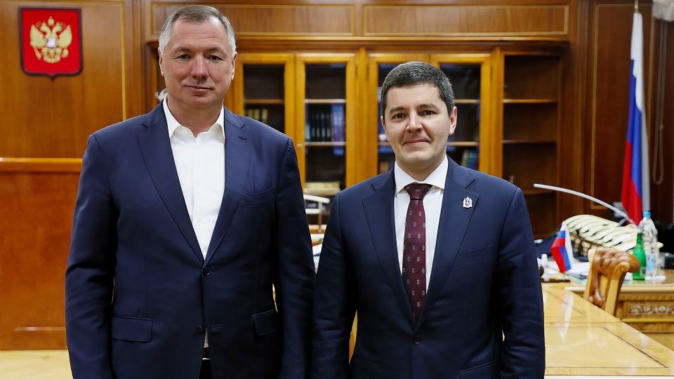 Губернатор Ямала Дмитрий Артюхов встретился с Заместителем Председателя Правительства РФ Маратом Хуснуллиным