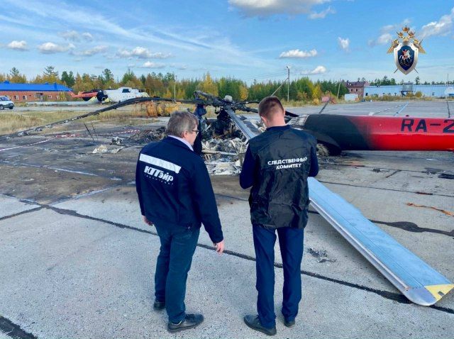 На Ямале вступил в силу приговор в отношении двух мужчин за нарушение требований в области транспортной безопасности, повлекшее уничтожение вертолета в аэропорту Ноябрьска