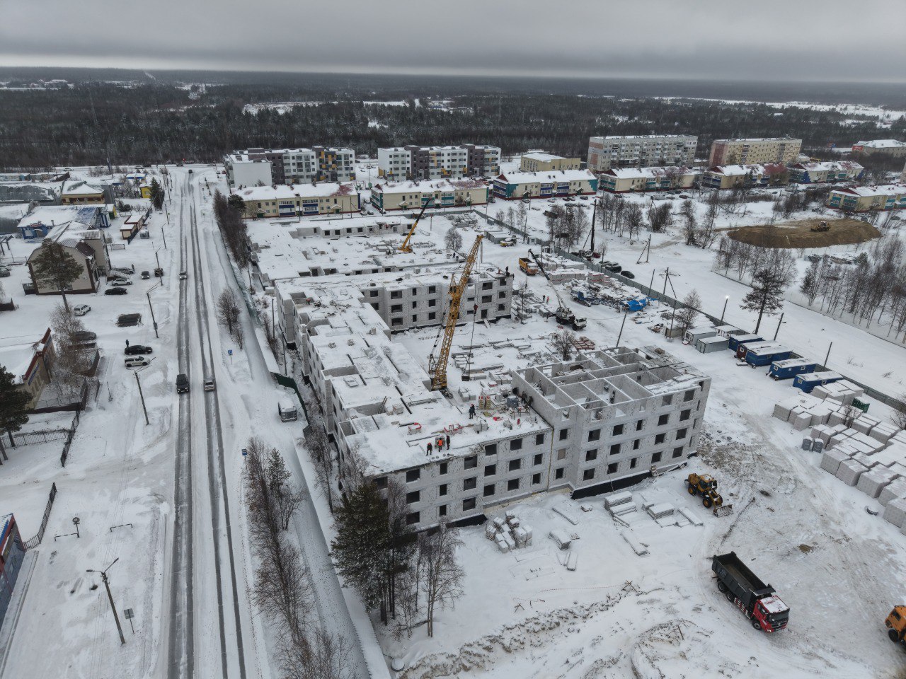 Более 500 многоквартирных домов построено на Ямале за семь лет Более 500 многоквартирных домов построено на Ямале за семь лет