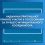 Идёт голосование за лучшего муниципального координатора
