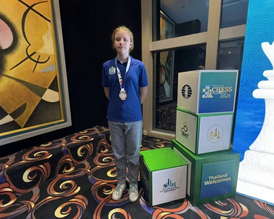 Юная шахматистка из Ноябрьска покорила Азию