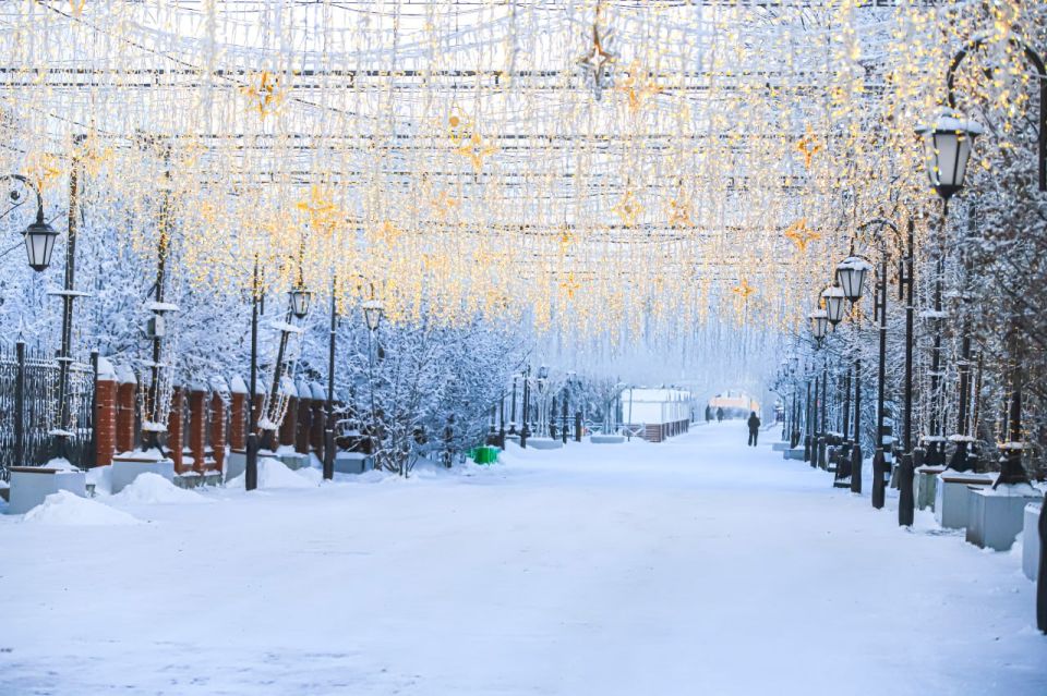 С добрым утром, Салехард. Температура днём от - 3 C° до - 2 C°, пасмурно, слабый снег, ветер 4-7 м/с