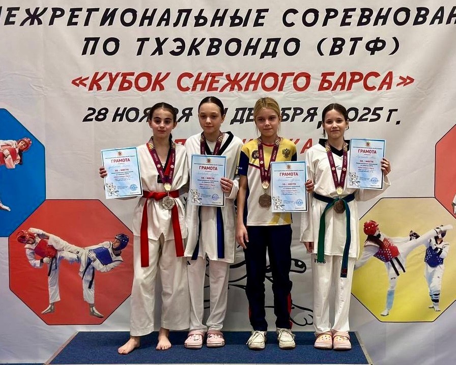 Ноябрьская спортсменка — бронзовый призер межрегиональных соревнований по тхэквондо Ноябрьская спортсменка — бронзовый призер межрегиональных соревнований по тхэквондо