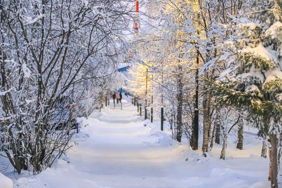 С добрым утром, Салехард. Температура днём от - 5 C° до - 11 C°, переменная облачность, ветер 2-5 м/с