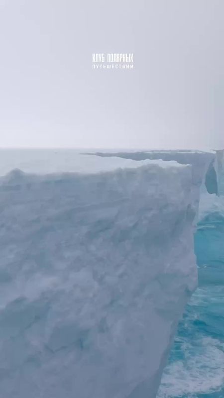 Крупнейший в мире айсберг раскололся на части