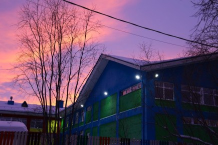 Малиновый закат. Сегодня в Салехарде вечер был особенно запоминающимся