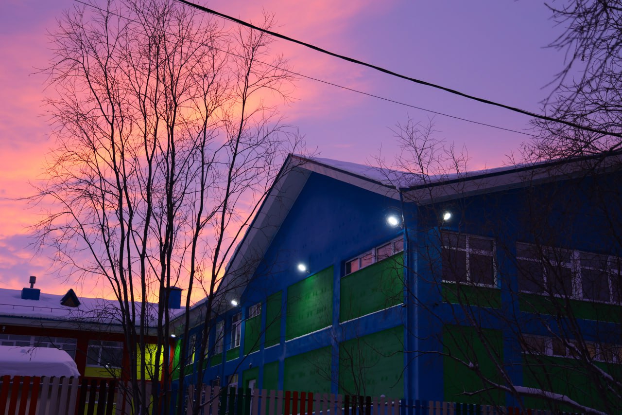 Малиновый закат. Сегодня в Салехарде вечер был особенно запоминающимся