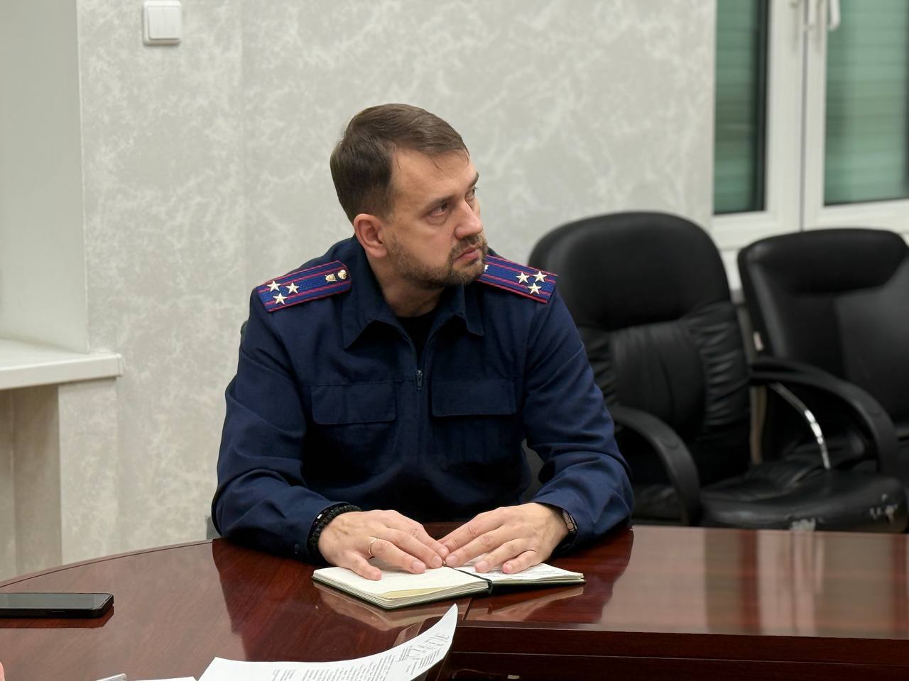 По видеосвязи руководитель следственного управления А.Н. Егоров пообщался с жителями Надыма во время личного приёма По видеосвязи руководитель следственного управления А.Н. Егоров пообщался с жителями Надыма во время личного приёма