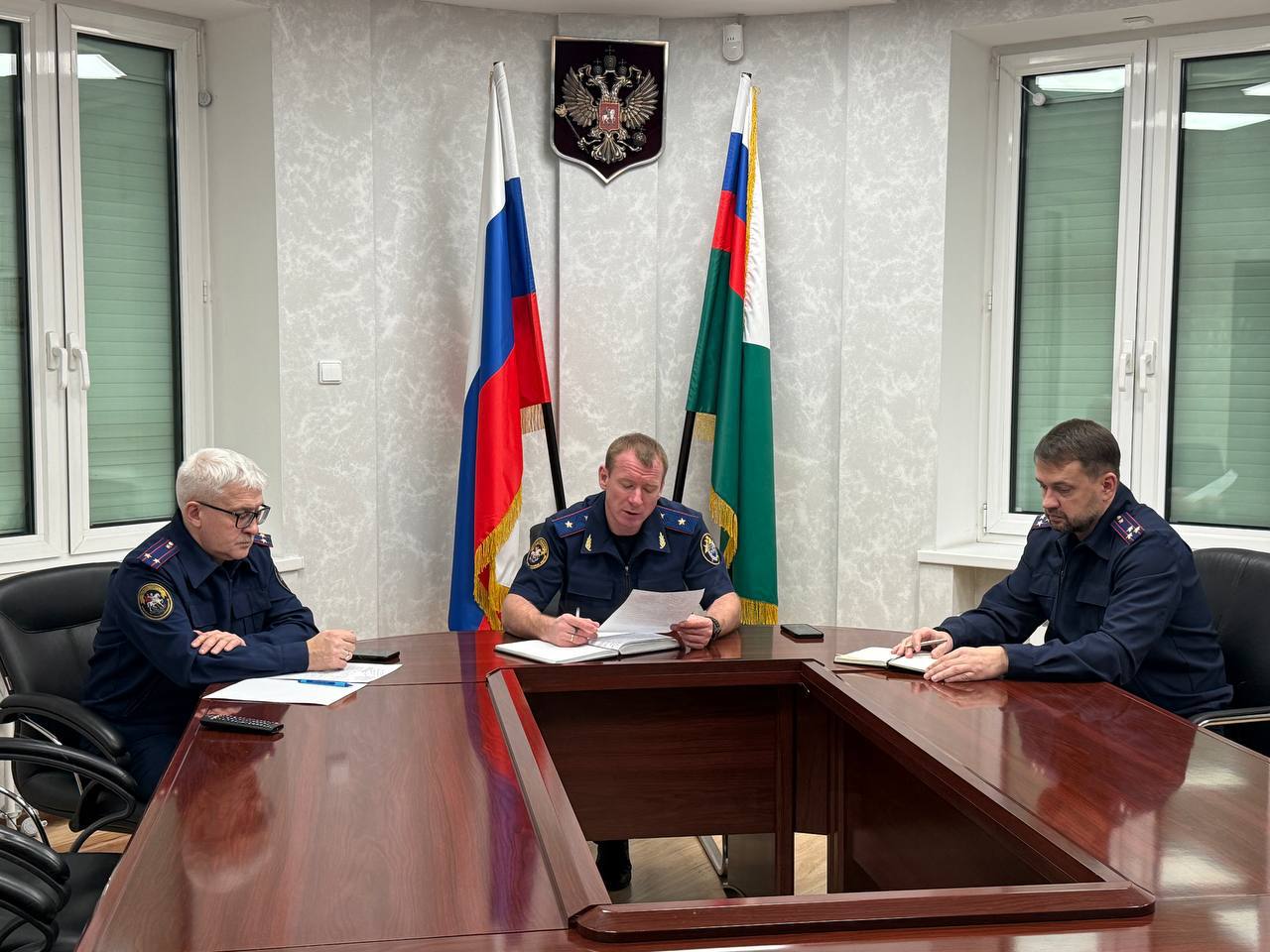 По видеосвязи руководитель следственного управления А.Н. Егоров пообщался с жителями Надыма во время личного приёма По видеосвязи руководитель следственного управления А.Н. Егоров пообщался с жителями Надыма во время личного приёма