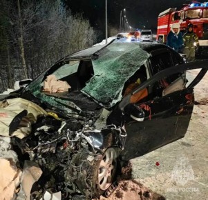 В 03 часа 23 минуты в единую дежурно-диспетчерскую службу г. Губкинский поступило сообщение о том, что на 473 километре автодороги «Сургут-Салехард» произошло столкновение двух легковых автомобилей