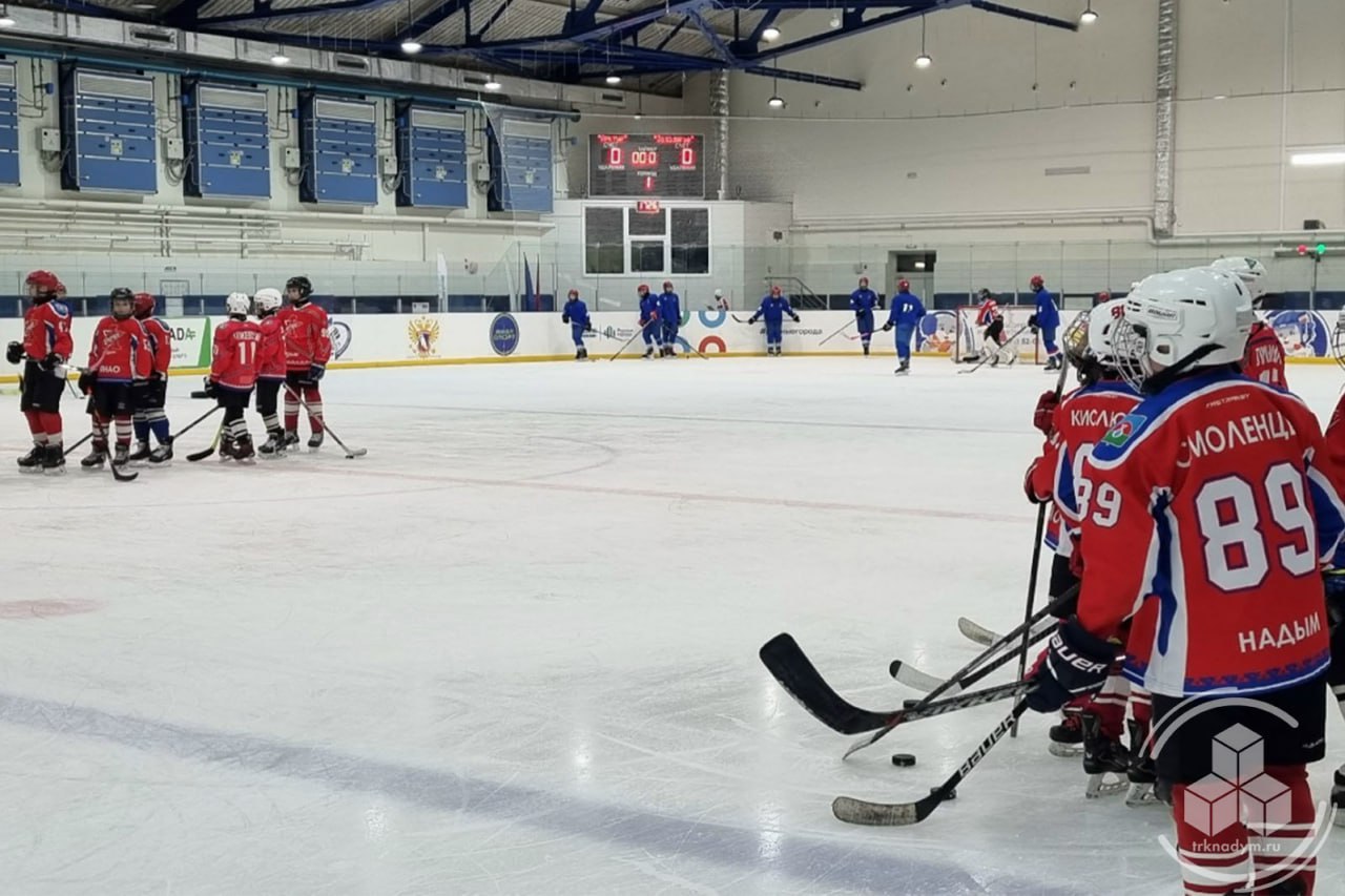 Спортсмены корпоративной хоккейной команды «Газпромнефть-Заполярья» провели мастер-класс в Надыме Спортсмены корпоративной хоккейной команды «Газпромнефть-Заполярья» провели мастер-класс в Надыме