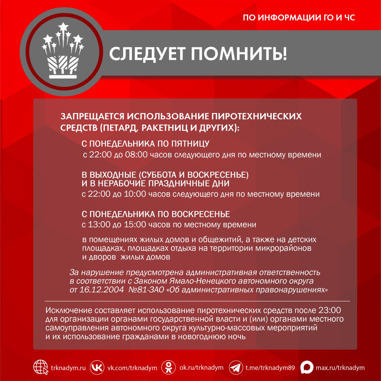 В праздничной эйфории не забывайте о правилах безопасности В праздничной эйфории не забывайте о правилах безопасности