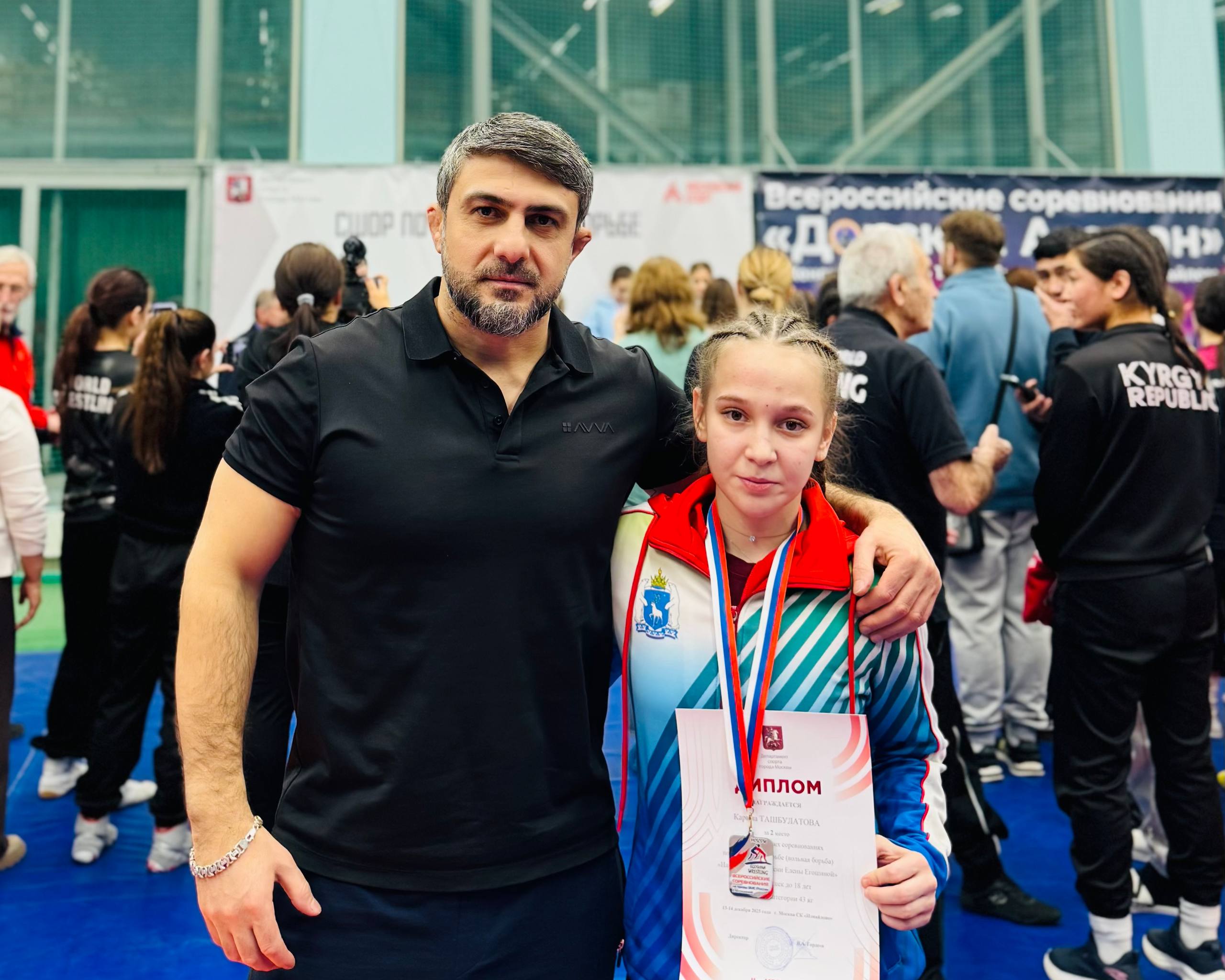 Надымская спортсменка — серебряный призер всероссийских соревнований по спортивной (вольной) борьбе