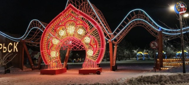 Красивое предновогоднее из Ноябрьска