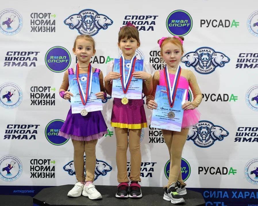 Три турнира по фигурному катанию на коньках объединили юных спортсменов Ямала