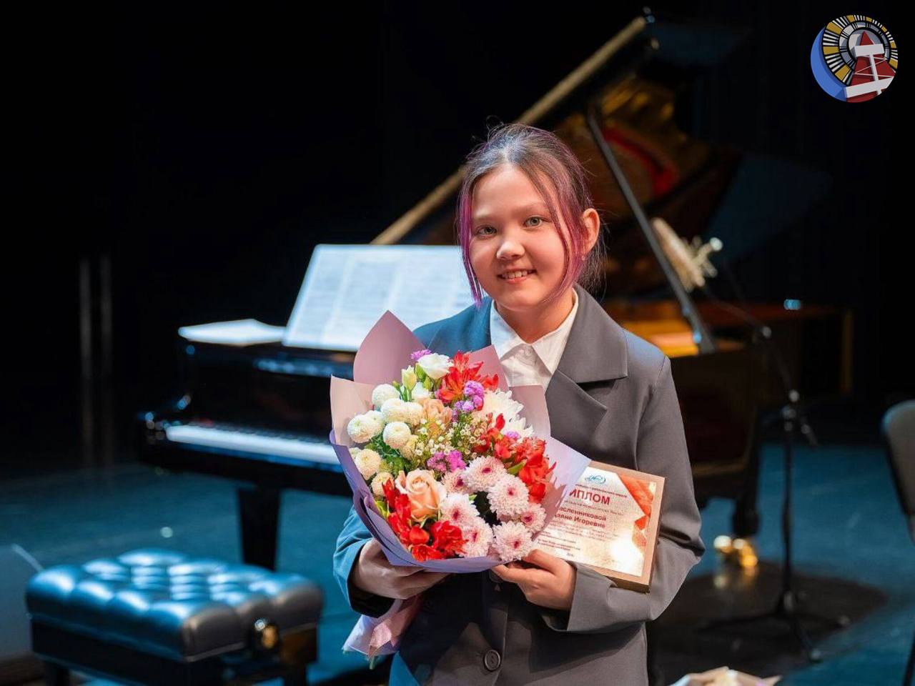Даяна Масленникова - учащаяся Детской музыкально школы им. В.А. Коха вошла в число стипендиатов губернатора Ямала!