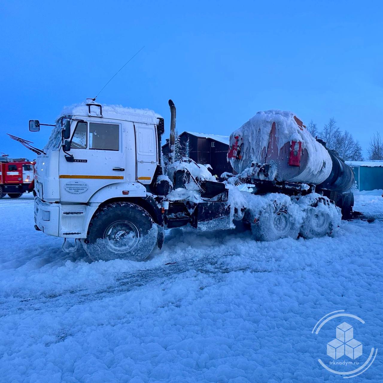 В п. Пангоды произошёл пожар