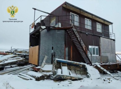 Незаконную постройку снесут на реке Таз