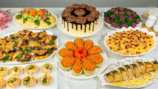 Яркое меню для праздничного стола