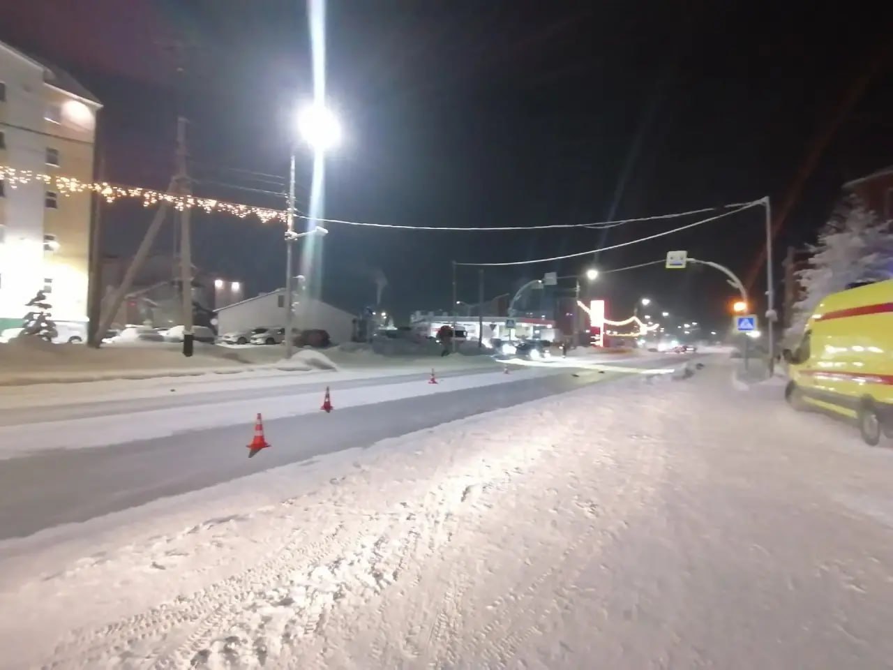 В Салехарде произошло дорожно-транспортное происшествие