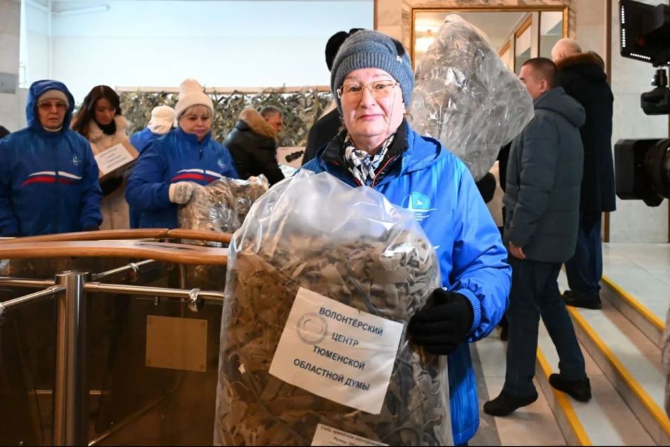Тюменские волонтёры направили новый гуманитарный груз бойцам СВО