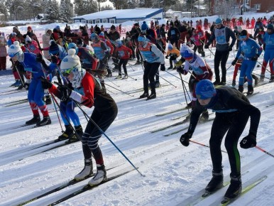 В Ноябрьске состоялся главный старт «Лыжни России» на Ямале!