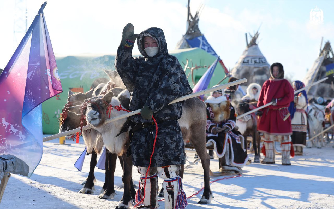 Эстафета Дня оленевода – у Тарко-Сале Эстафета Дня оленевода – у Тарко-Сале