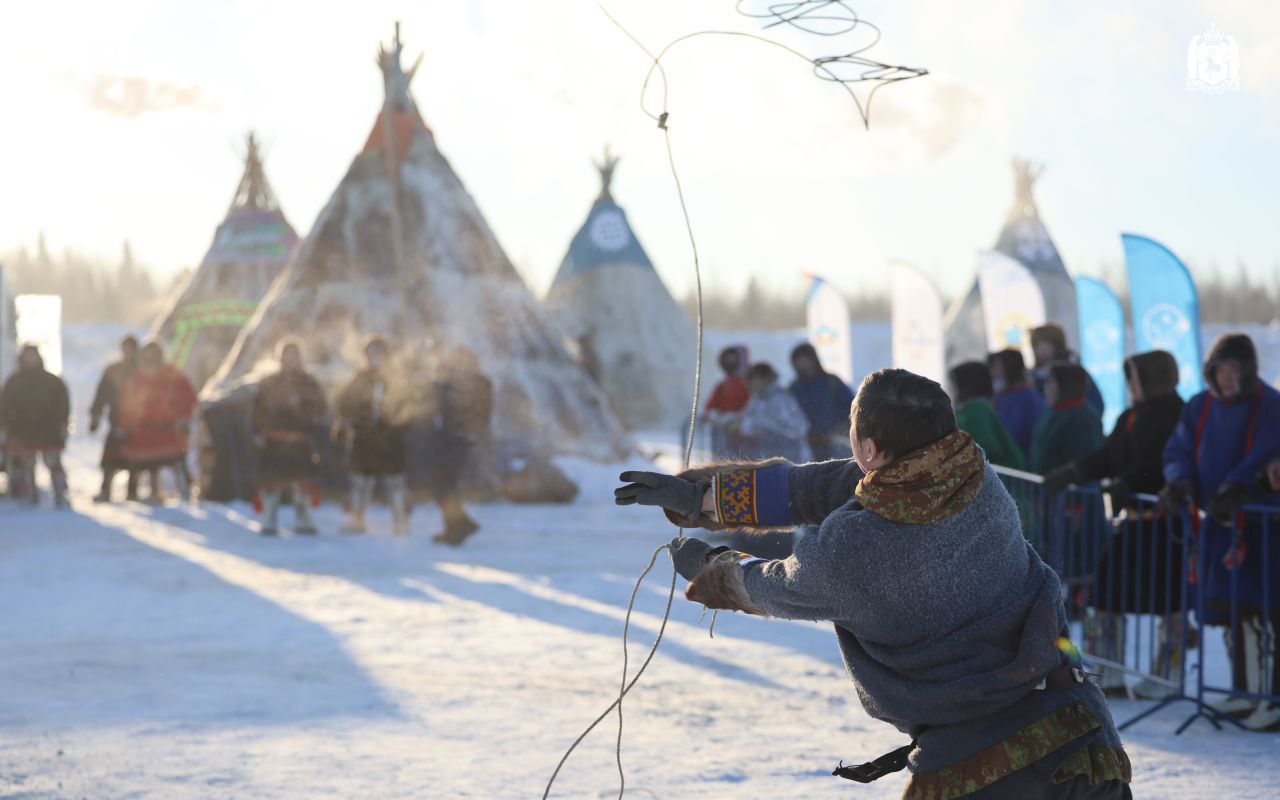 Эстафета Дня оленевода – у Тарко-Сале Эстафета Дня оленевода – у Тарко-Сале